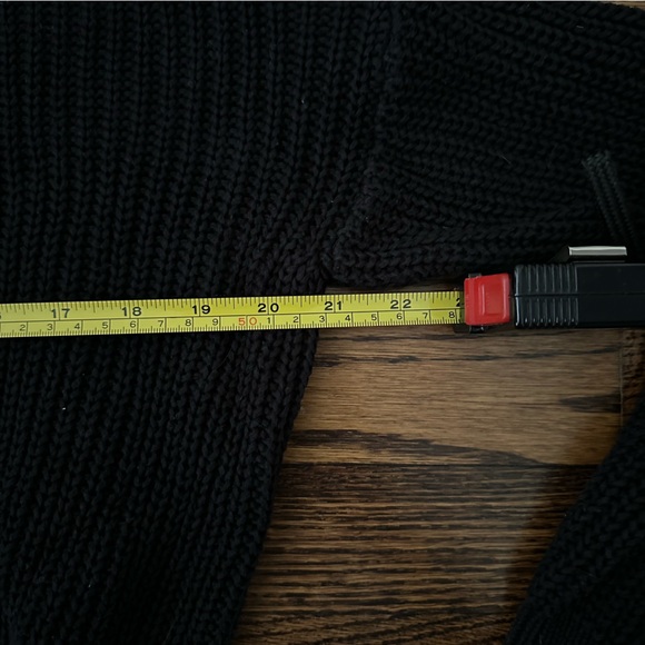 American Apparel Black US XS Fisherman Crewneck Sweater - Picture 8 of 11